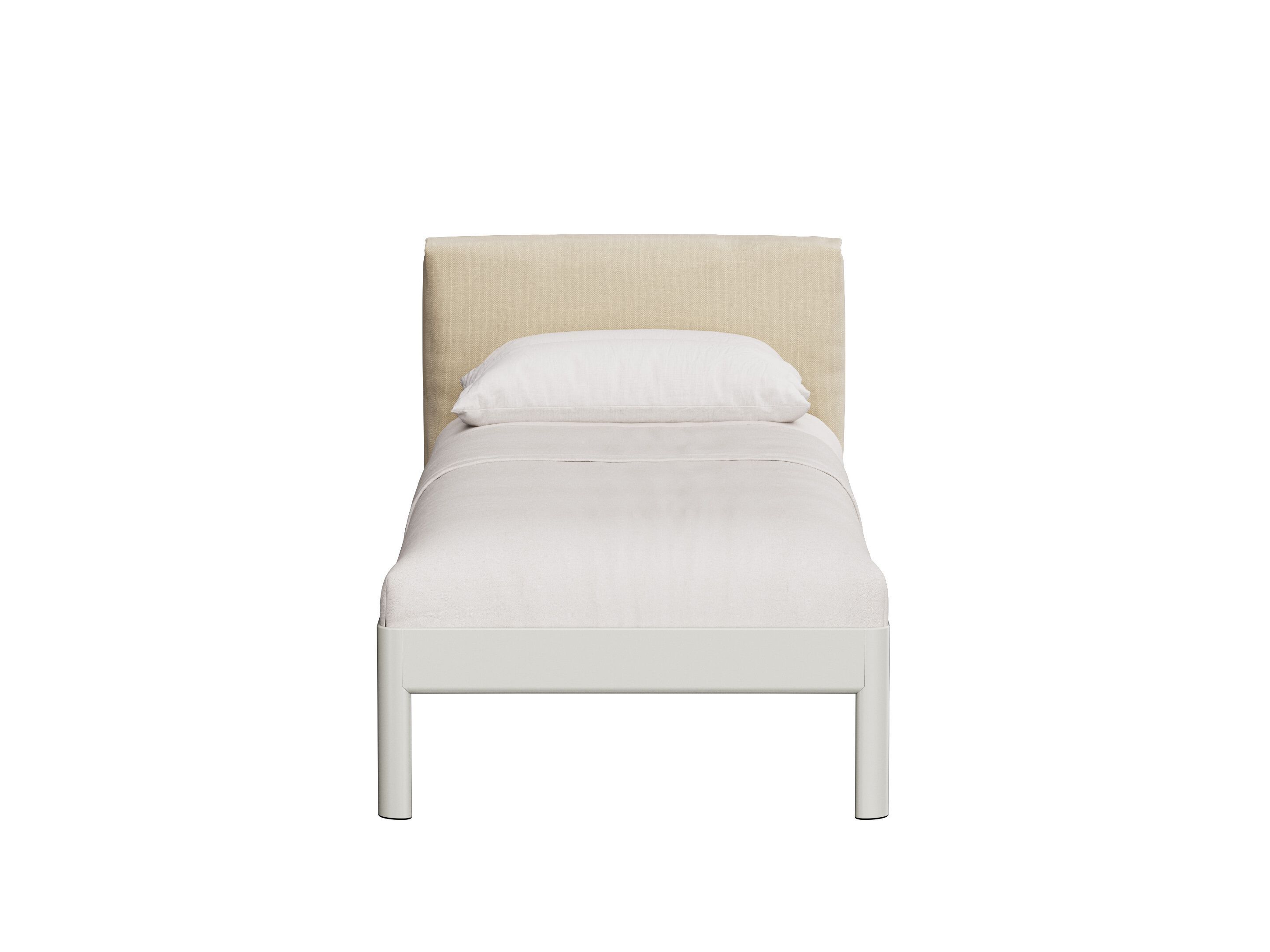 Алюминиевая односпальная кровать с мягким изголовьем Noah Living Heia ARCH-00076752 - Вид №2