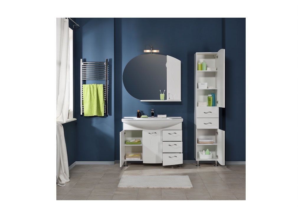 Тумба с раковиной Aquanet Моника 105 белый 0018677200184263 - Вид №5