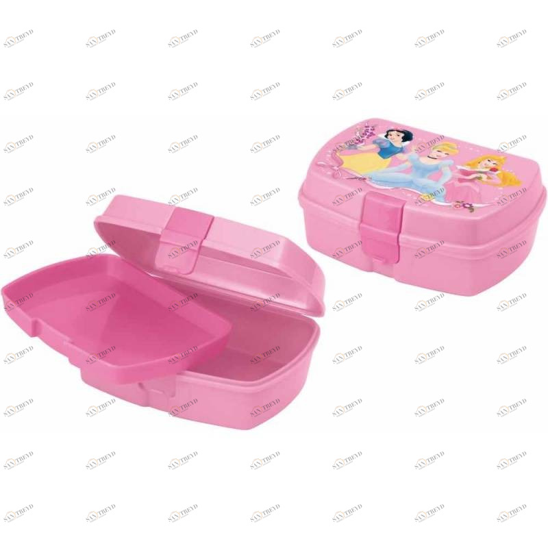 Контейнер для бутербродов с дополнительным лотком "Принцессы" STOR ПРИНЦЕССЫ 335637 Розовый Santreyd 