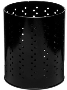 Ведро для мусора  без крышки Blazar Perforated Black NAVAKO