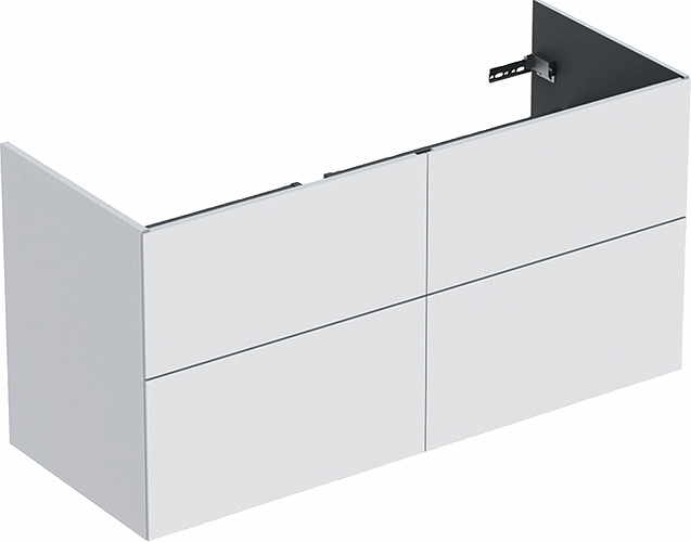 9751673111 IDO Elegant напольная тумба под мебельную раковину, с четырьмя ящиками, W = 1200 мм, темно-серый - Вид №4
