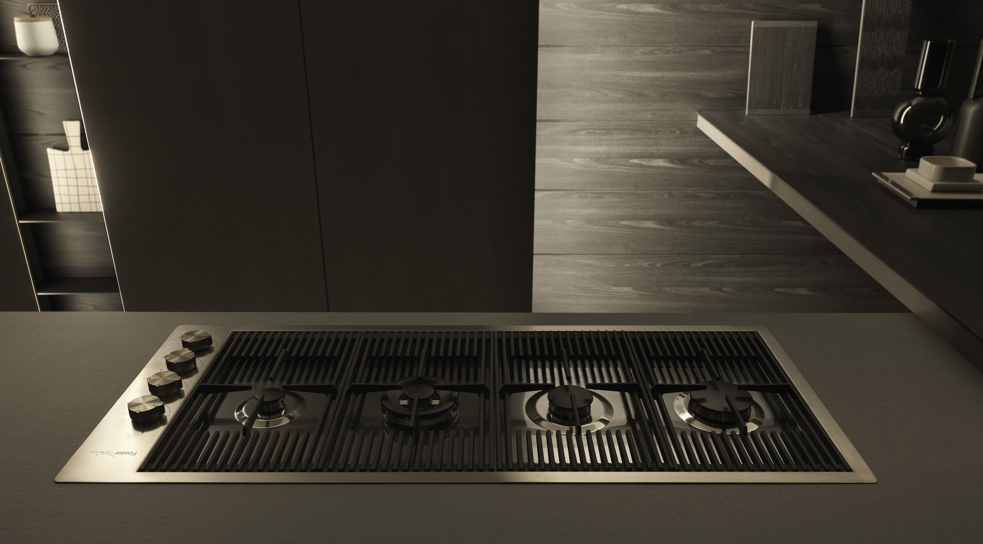 Выдвижная кухня с полуостровом в milltech MODULNOVA MH6 ARCH-00063072 - Вид №6