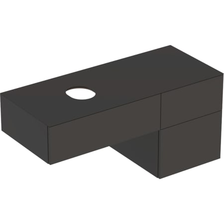501.183.00.1 Шкафчик для накладной раковины Geberit VariForm, с тремя выдвижными ящиками, полкой и сифоном Geberit  - Вид №5