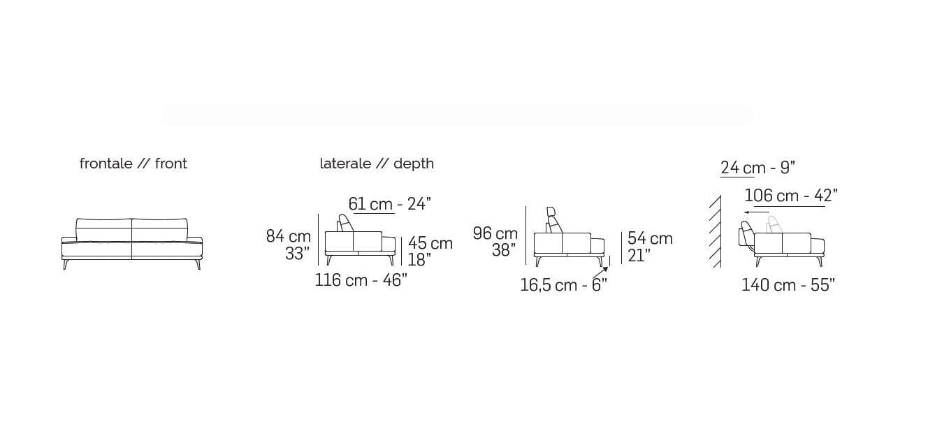 Кожаный модульный диван NICOLINE EGEO ARCH-00092494 - Вид №18