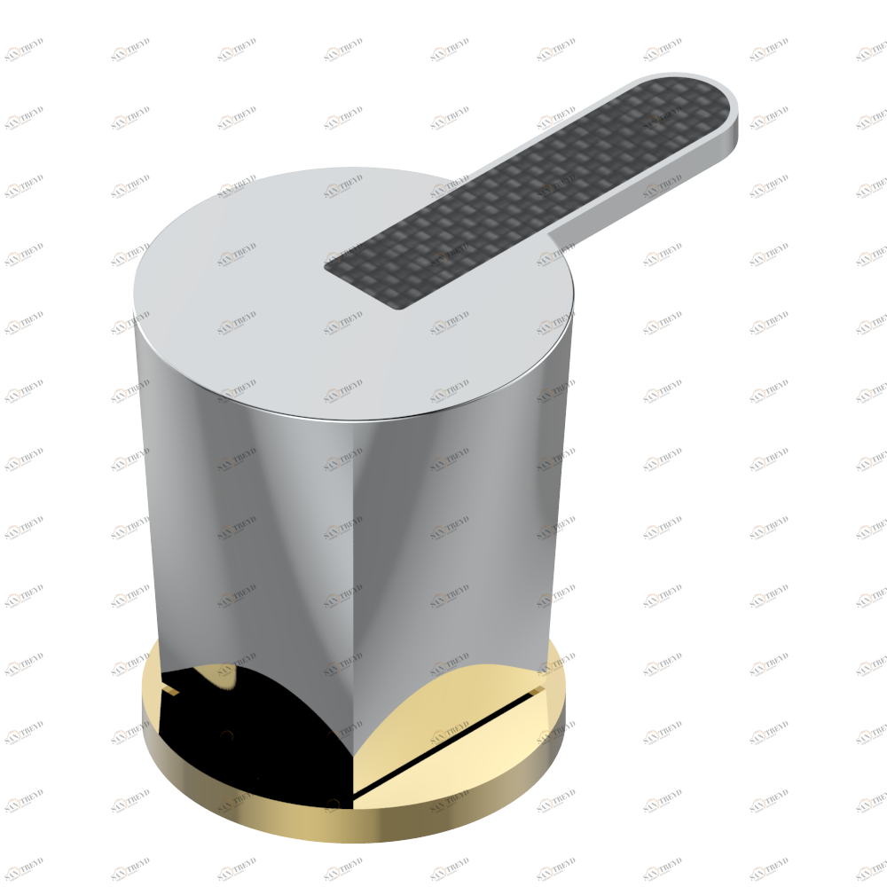 G6C-50/4/VG Переключатель набортный 2 входа 3/4", один выход 3/4"и один выход 1x1/2" Thg-paris Metamorphose с углеродным волокном Хром/золото G6C 50/4/VG CAT.A