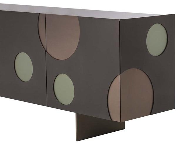 Tonin Casa Буфет из лакированной мдф с распашными дверцами Matisse T8638 - t8639 - Вид №1