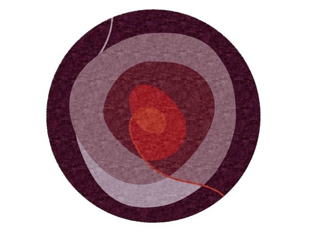 Круглый ковер ручной работы Deirdre Dyson Circular Designs ARCH-00111620