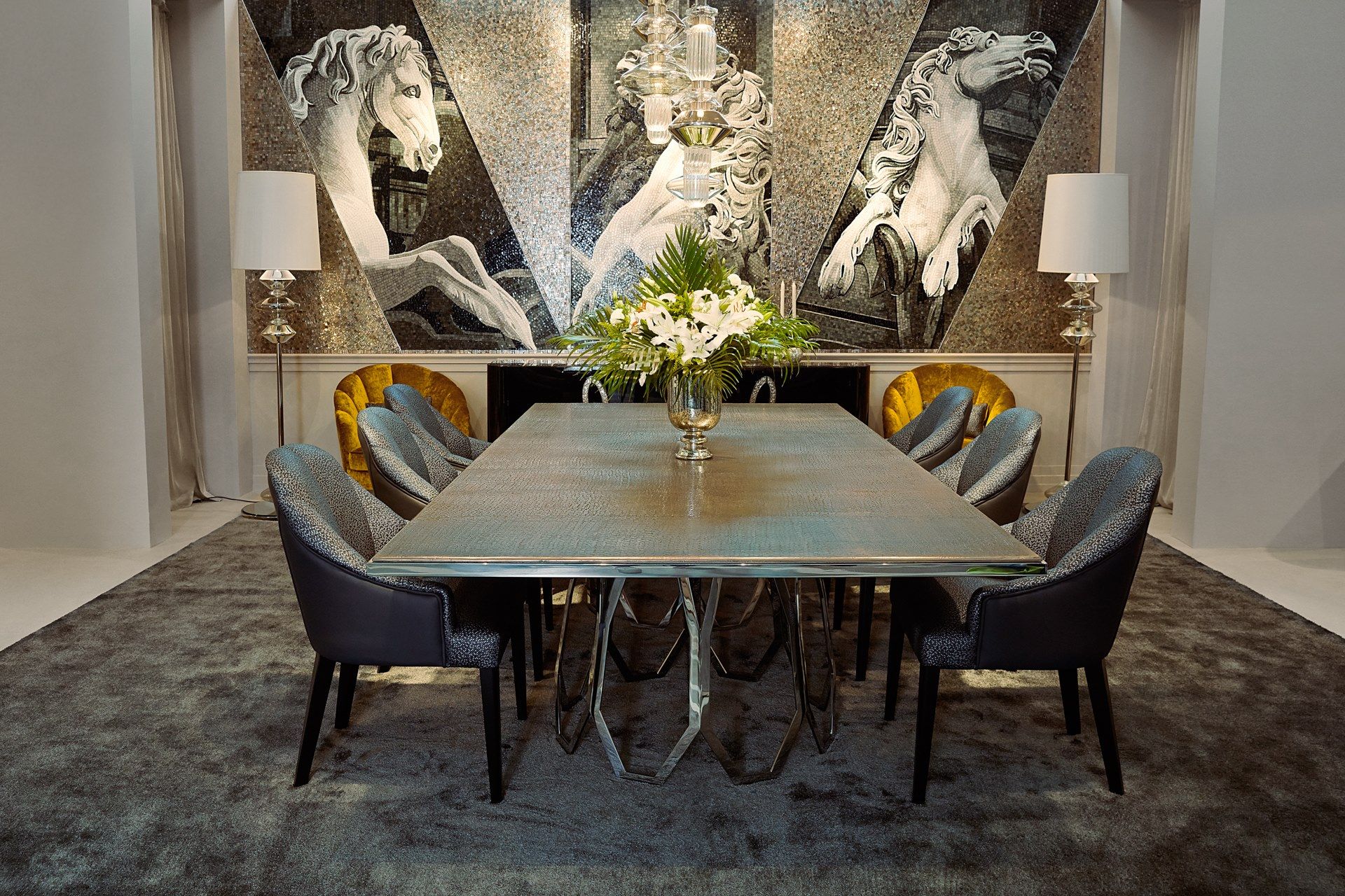 Прямоугольный мраморный стол Sicis Борджиа ARCH-00098157 - Вид №7