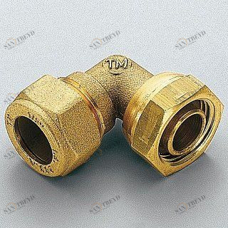 Угол ВР 22 х 3/4'' обжим со сгоном TIEMME 1100161