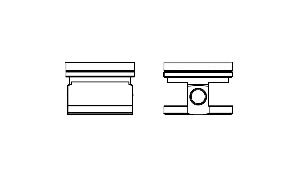 TCBWFSBIP Встраиваемая деталь для отдельно стоящего излива ванны (TCBWFS701) Thomas Crapper  - Вид №1