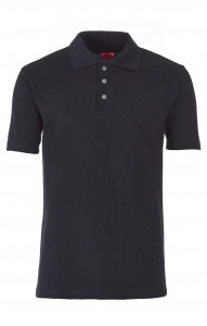 66348 Тенниска-поло черная  Одежда для салонов красоты  размер XXXL (56)