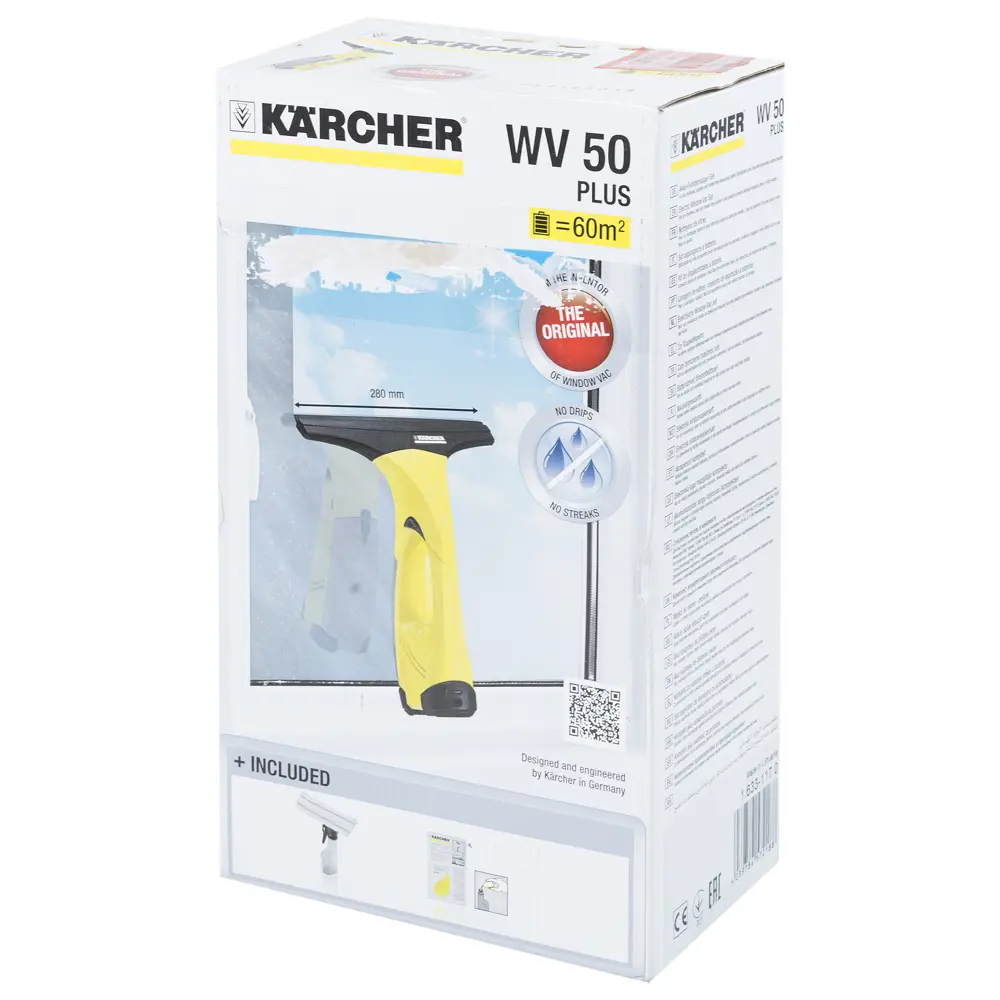 Аппарат для мойки окон Karcher WV 50, аккумуляторный, Li-ion 3.6 В 12964894 STLM-2002593 Santreyd  - Вид №3