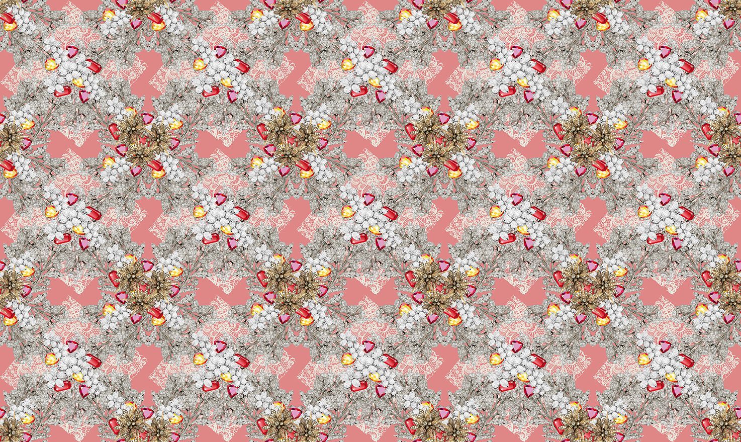 Обои с цветочными мотивами Jannelli&Volpi LACE ARCH-00110511 - Вид №2