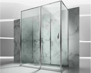 VISMARAVETRO Душевая кабина на заказ из закаленного стекла In-out