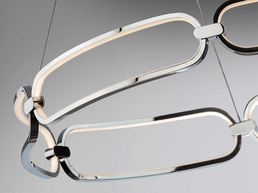 109037 Подвесной светильник Ø80 хром DIM Schuller Colette - Вид №2