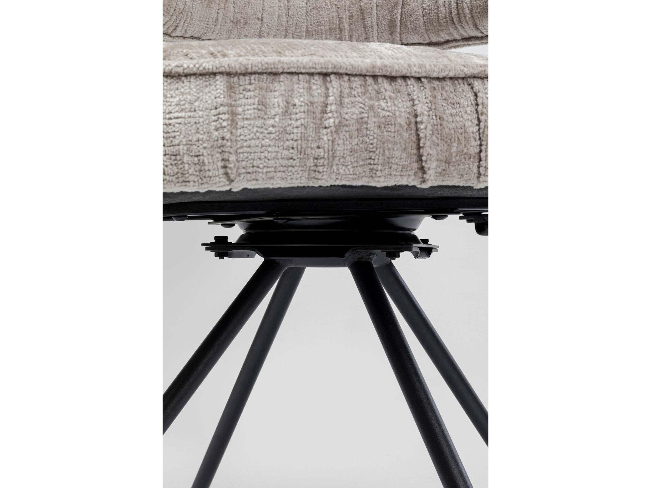 Тканевый поворотный стул с подлокотниками KARE Design ARABELLA ARCH-00028051 - Вид №11