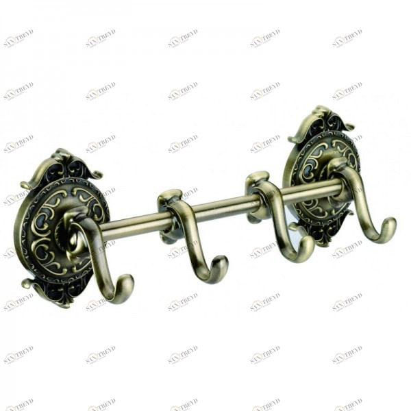 Планка на 4 крючка 27 см Hayta (Германия) Classic Bronze 13902-4/BRONZE sun-id-561750