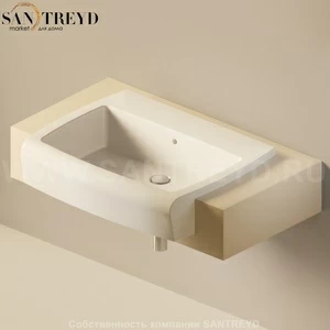 Flaminia UNA Консоль для раковины от 200 до 240 см бежевая UNA75M2.1015