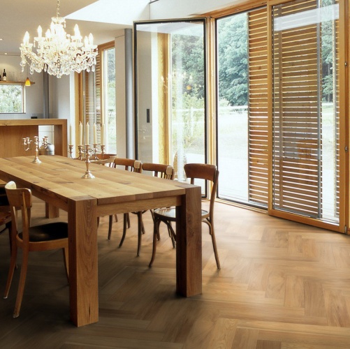 Паркет Ёлка Solidfloor New classic Винзор 1126204 Дуб Натур (Гладкая) 610х122 мм 1500200200 - Вид №22