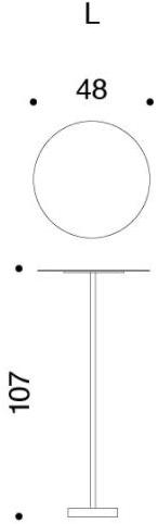 Danese Milano Высокий стол из крашеного металла Bincan sun-id-1494331 - Вид №4