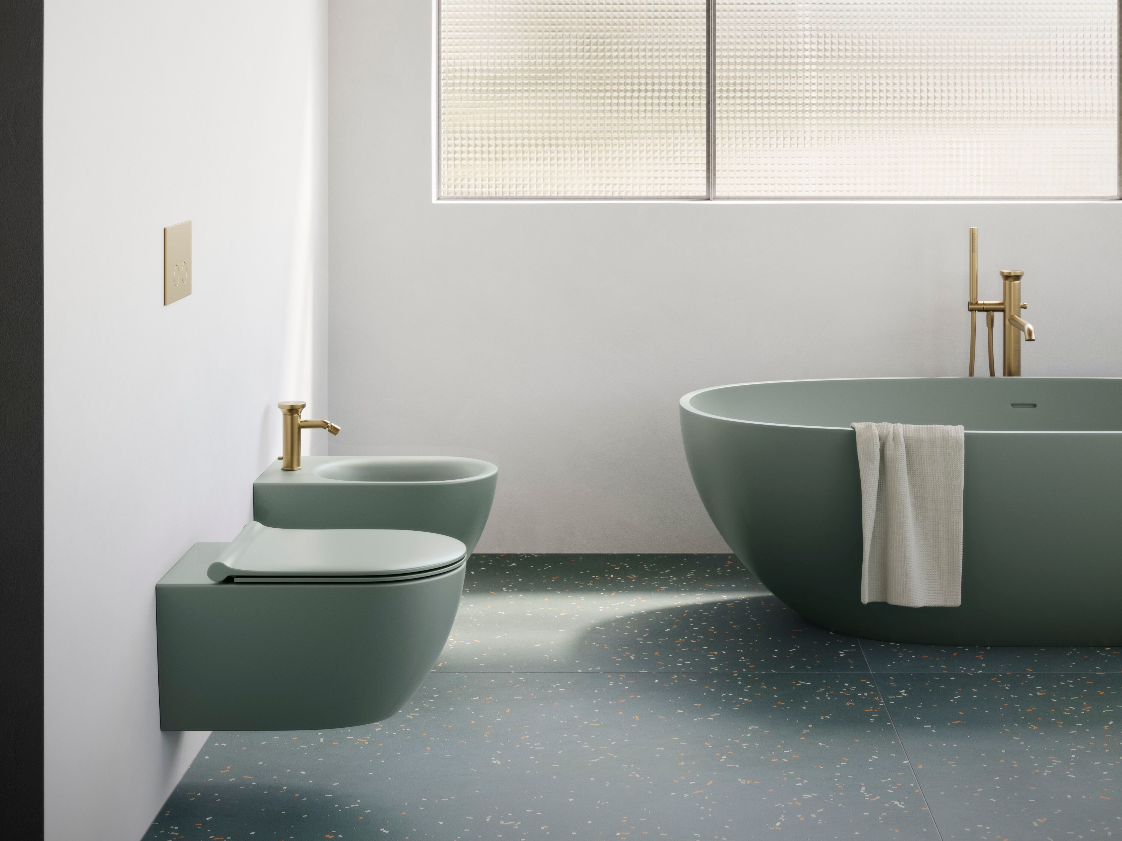 Овальная ванна в центре комнаты CERAMICA CATALANO VASCA 176×91 ARCH-00153367 - Вид №4