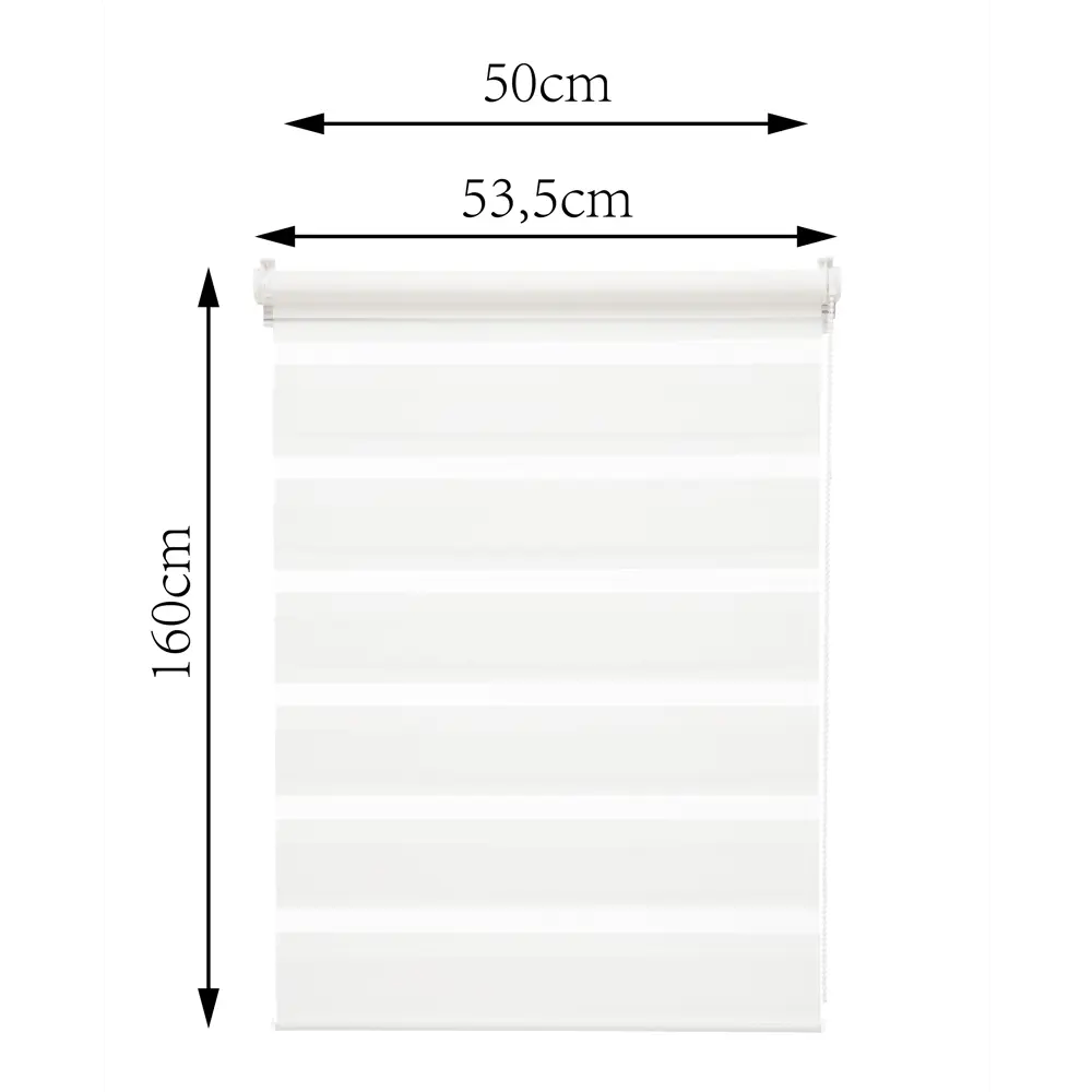 INSPIRE Peter - Рулонная штора день-ночь 50×160 см 85225701 STLM-0060135 - Вид №3