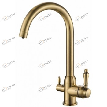 Steel Hammer SH 723 BRONZE Смеситель для кухни Zorg 383x276 