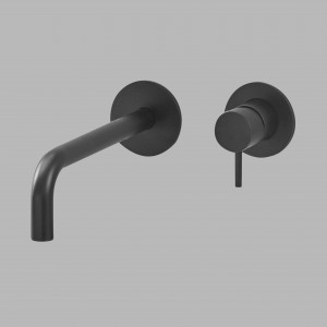 QT3100-190SB Смеситель настенный 190 мм - черныйd line Qtoo