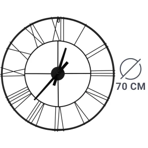 Настенные часы Atmosphera ø70 см черные 166977A 89071324 STLM-2199811