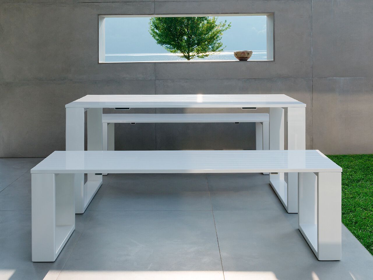 Алюминиевая садовая скамейка Crema Outdoor Уран ARCH-00006719