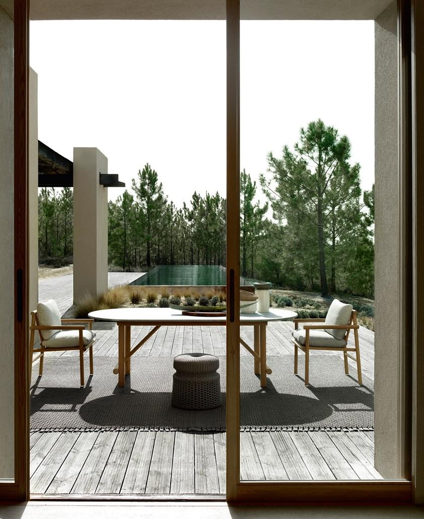 B&B Italia Outdoor Садовый диван из ткани Ayana sun-id-1353377 - Вид №8