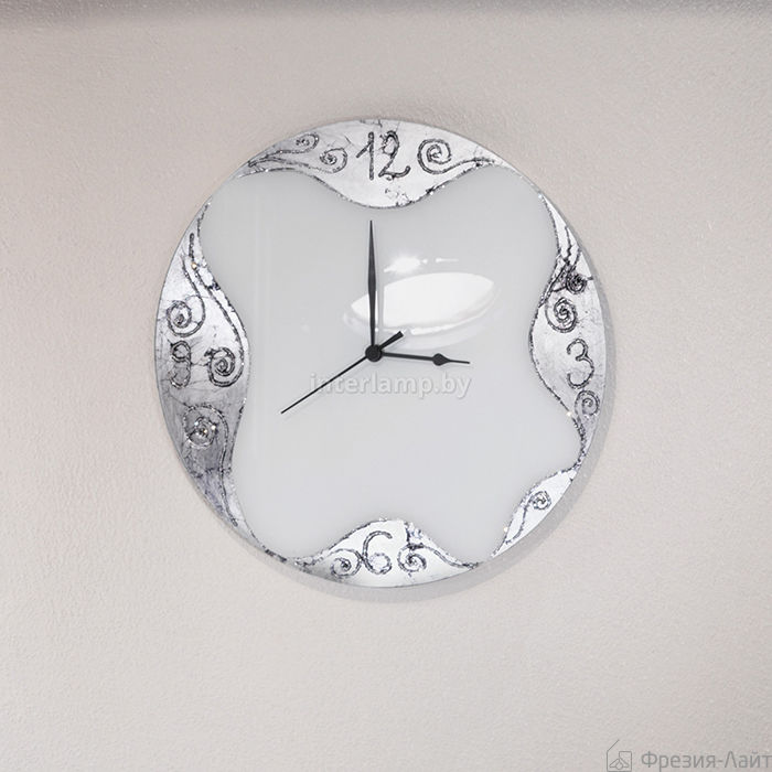 Orion Wanduhr 13-383 Dekor-silber часы 100344