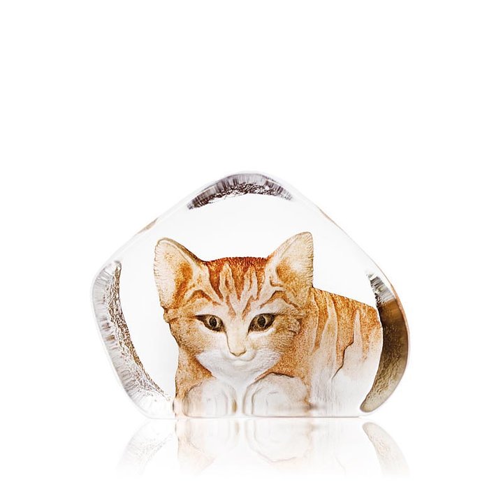 33868 Скульптура "Рыжий кот" (большая), коричневая, 110/85 мм. Maleras 