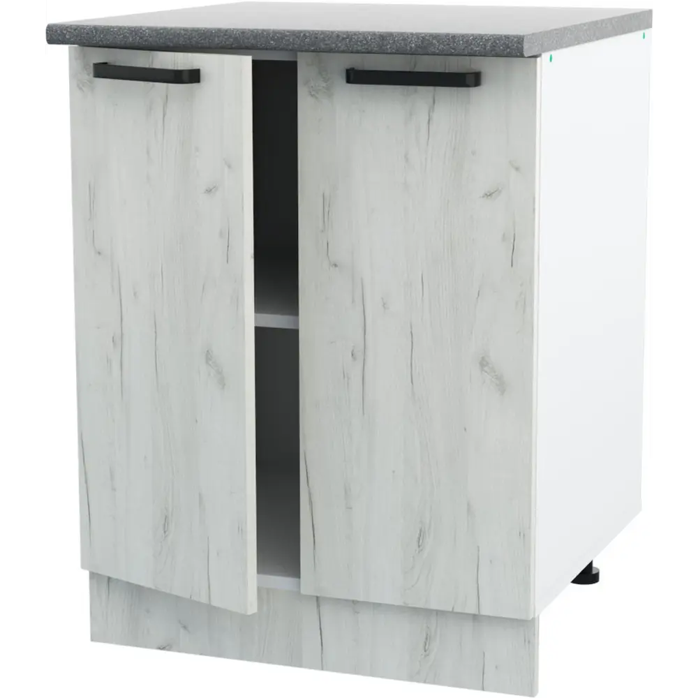 Напольный кухонный шкаф Santreyd Дейма 60 см светлый с серой столешницей 86720861 STLM-1584844 - Вид №10