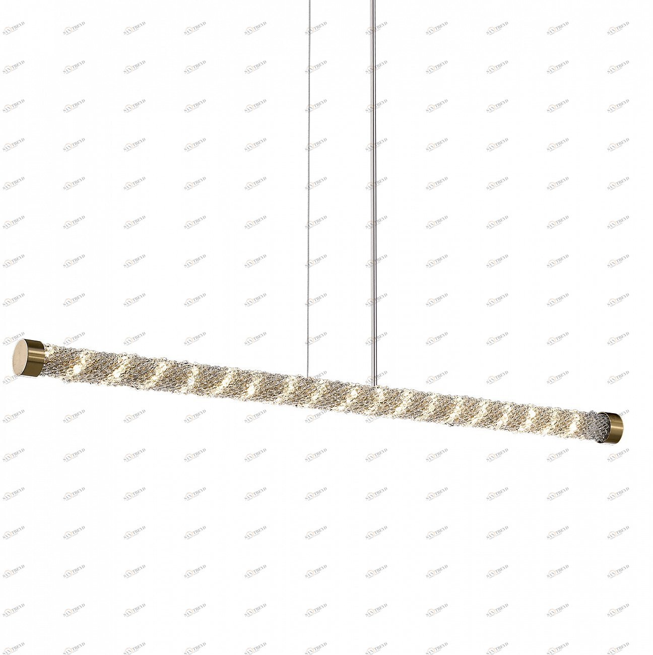 Светильник подвесной 120х80 см латунь Delight Collection PL98040 brass DELIGHT COLLECTION ДИЗАЙНЕРСКИЕ 00-3883158 Золото;прозрачный 