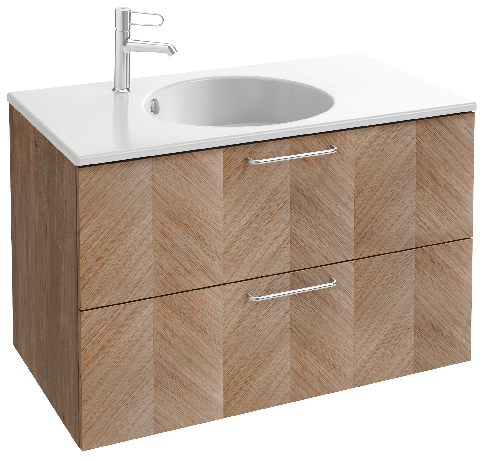 EB2523-R5-E52 Тумба под столешницу 90 см, 2 ящика, хромированная ручка JACOB DELAFON ODÉON RIVE GAUCHE ODEON RIVE GAUCHE