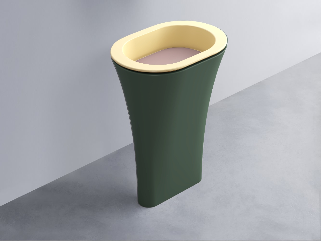 AMLA65-CN+AMPILO-CP+AMCOLO-MU Раковина Amedeo Ovale отдельностоящая cielo Enjoy + Amedeo Ceramica Cielo