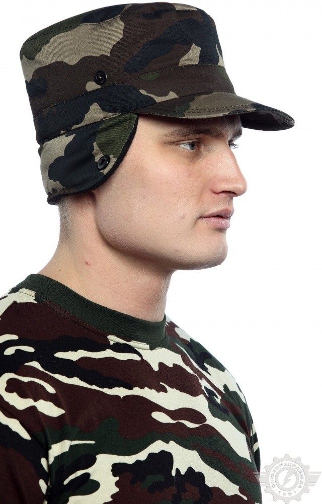 64531 Кепи "Рейнджер" зимняя камуфляж НАТО  Камуфляжная форма  размер 57 Спецодежда  - Вид №4