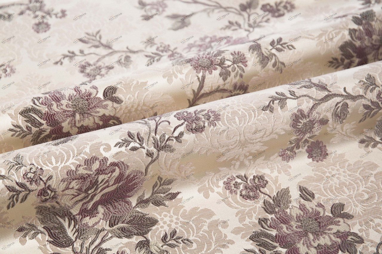 COLORISTICA Ткань мебельная  Жаккард  Francheska Розовый Francheska classic col.01