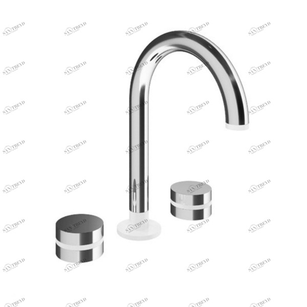 Смеситель для раковины на 3 отверстия Olympia Ceramica Beauty BEARUB3601