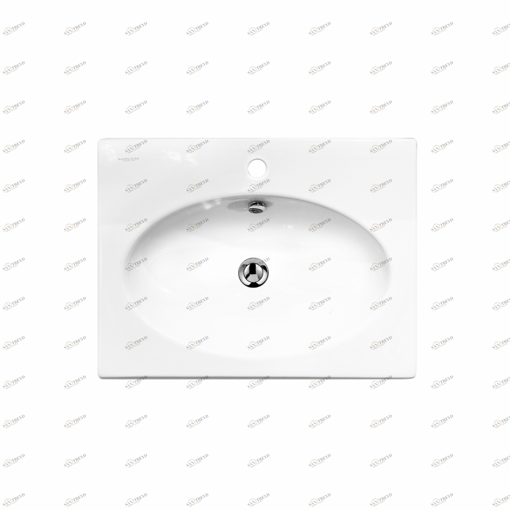 NXT60SLWB01 Подвесная раковина настенная овальная BATi BALi  белая 