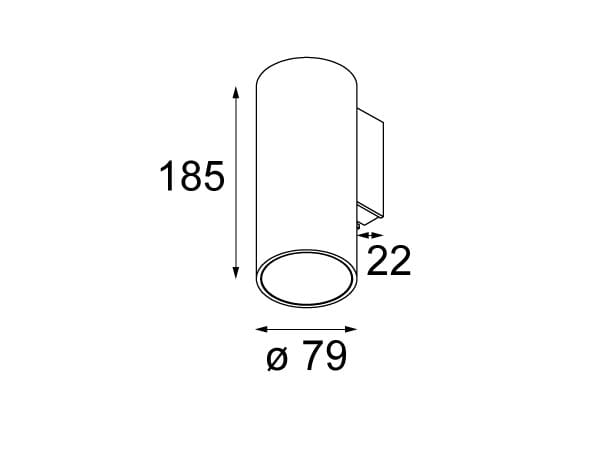 Открытый светодиодный настенный светильник Modular Lighting Instruments ARCH-00053093 - Вид №3