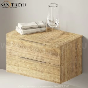 Flaminia BOX Настенная тумба 85 см с 2-мя ящиками BX429.WW