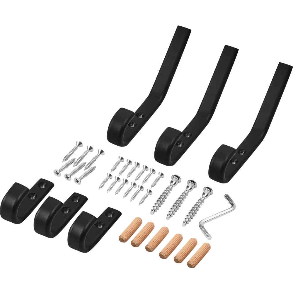 Santreyd Вешалка настенная с шестью крючками для эргономичного хранения 89378624 STLM-1341707 - Вид №3