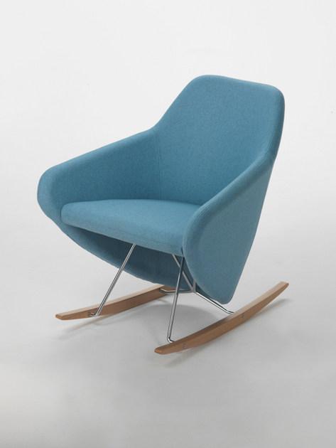 Segis Кресло-качалка из ткани с подлокотниками  I142  - Вид №3