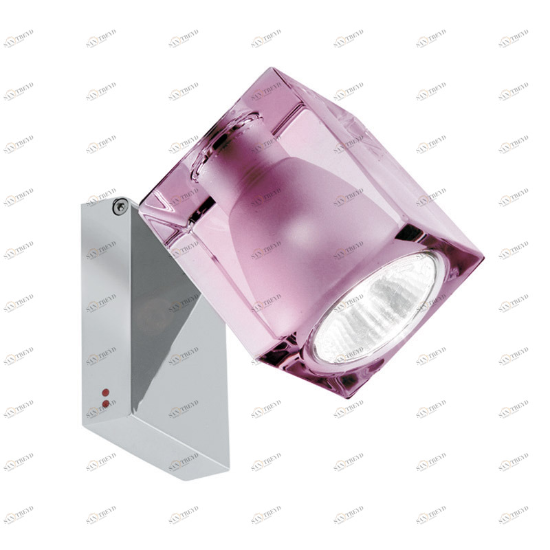 Светильник настенный розовый Fabbian D28G0400 Rosso FABBIAN  00-3882590 Розовый 
