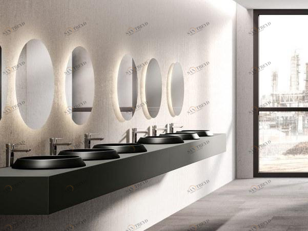 Накладная раковина под столешницу  овальная GES Group sun-id-1393343