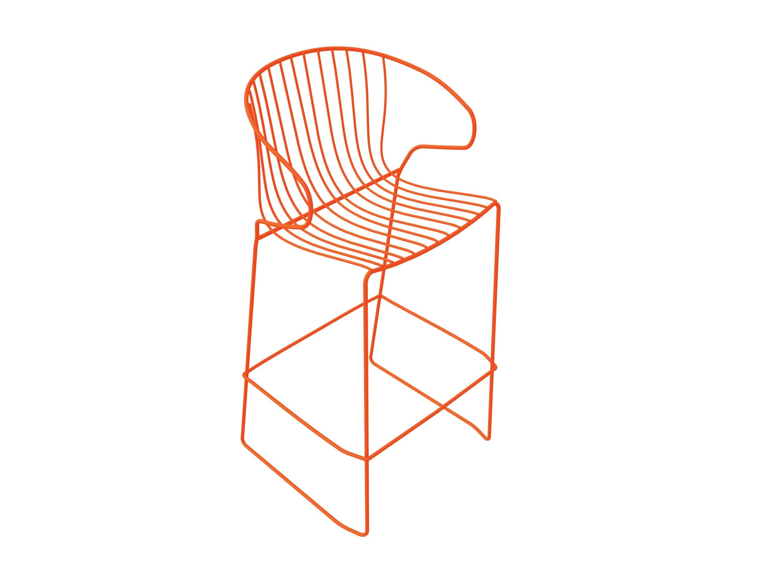 Стальной садовый стул с подлокотниками iSimar Bolonia ARCH-00047054 - Вид №11