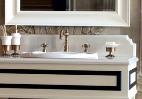 Gentry Home Настенный керамический подстаканник Ivy Темное золото GH101960  - Вид №1