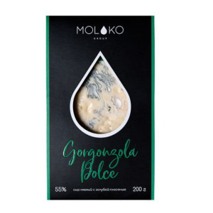Сыр Горгонзола Дольче Moloko Group коровий мягкий БЗМЖ